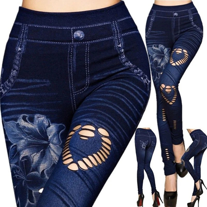 legging Jean skinny sexy pour femme